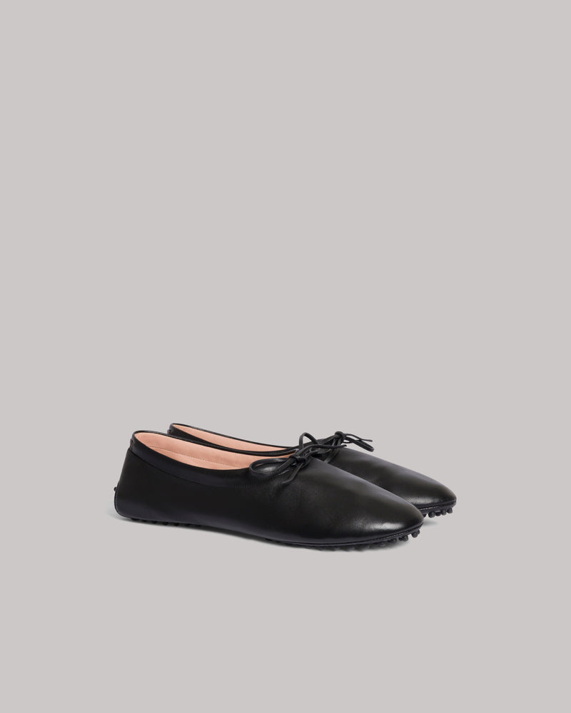 Mocassins en cuir nappa Noir Alberta Ferretti Boutique Online 0