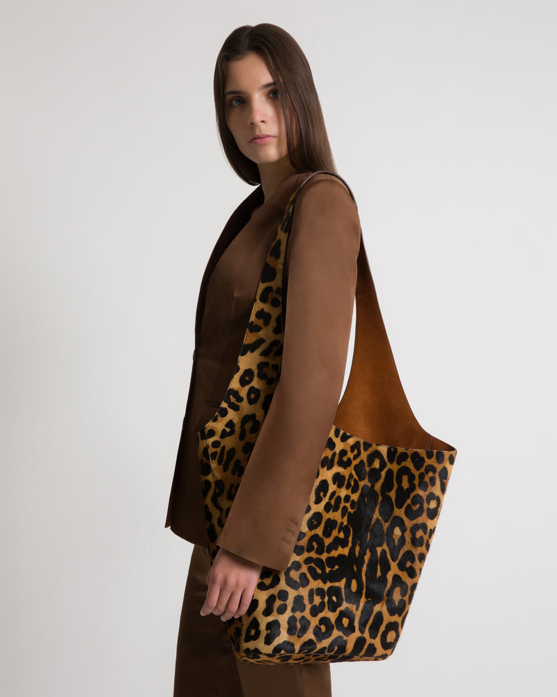 Borsa reversibile in pelle scamosciata Marrone Alberta Ferretti Boutique Online 1