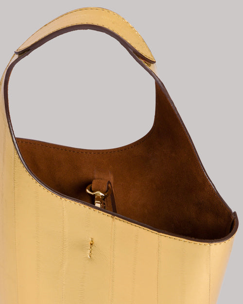 Secchiello in pelle di anguilla 