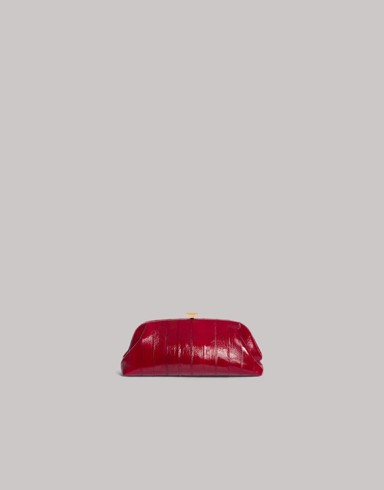 Mini pouch in eel leather Red Alberta Ferretti Boutique Online 1