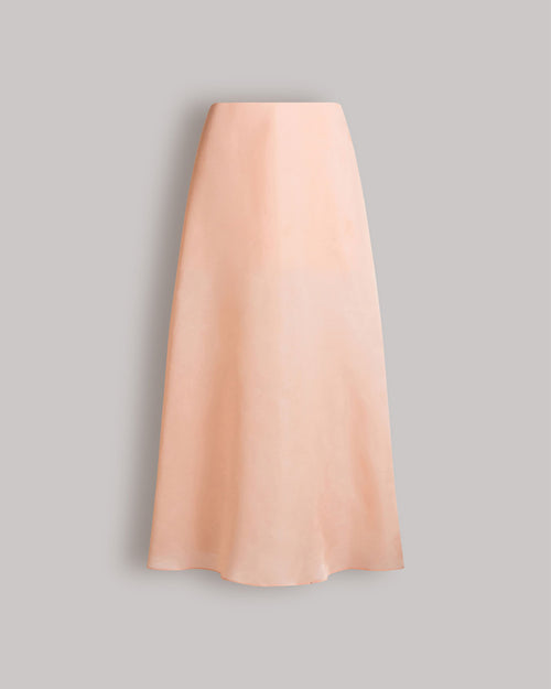 Long silk organza skirt Pink Alberta Ferretti Boutique Online 0