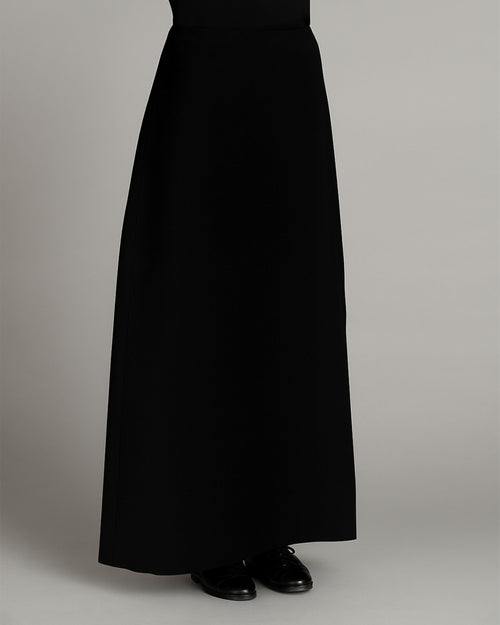 Long silk organza skirt Black Alberta Ferretti Boutique Online 1