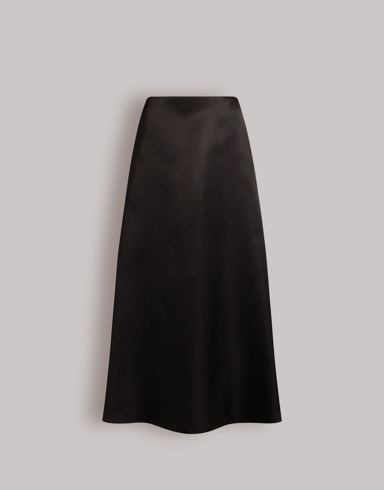 Long silk organza skirt 黑色 Alberta Ferretti Boutique Online 1