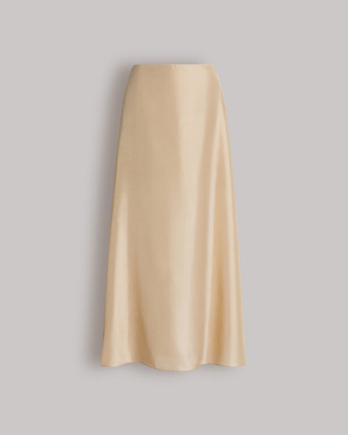 Silk long skirt Beige Alberta Ferretti Boutique Online 0