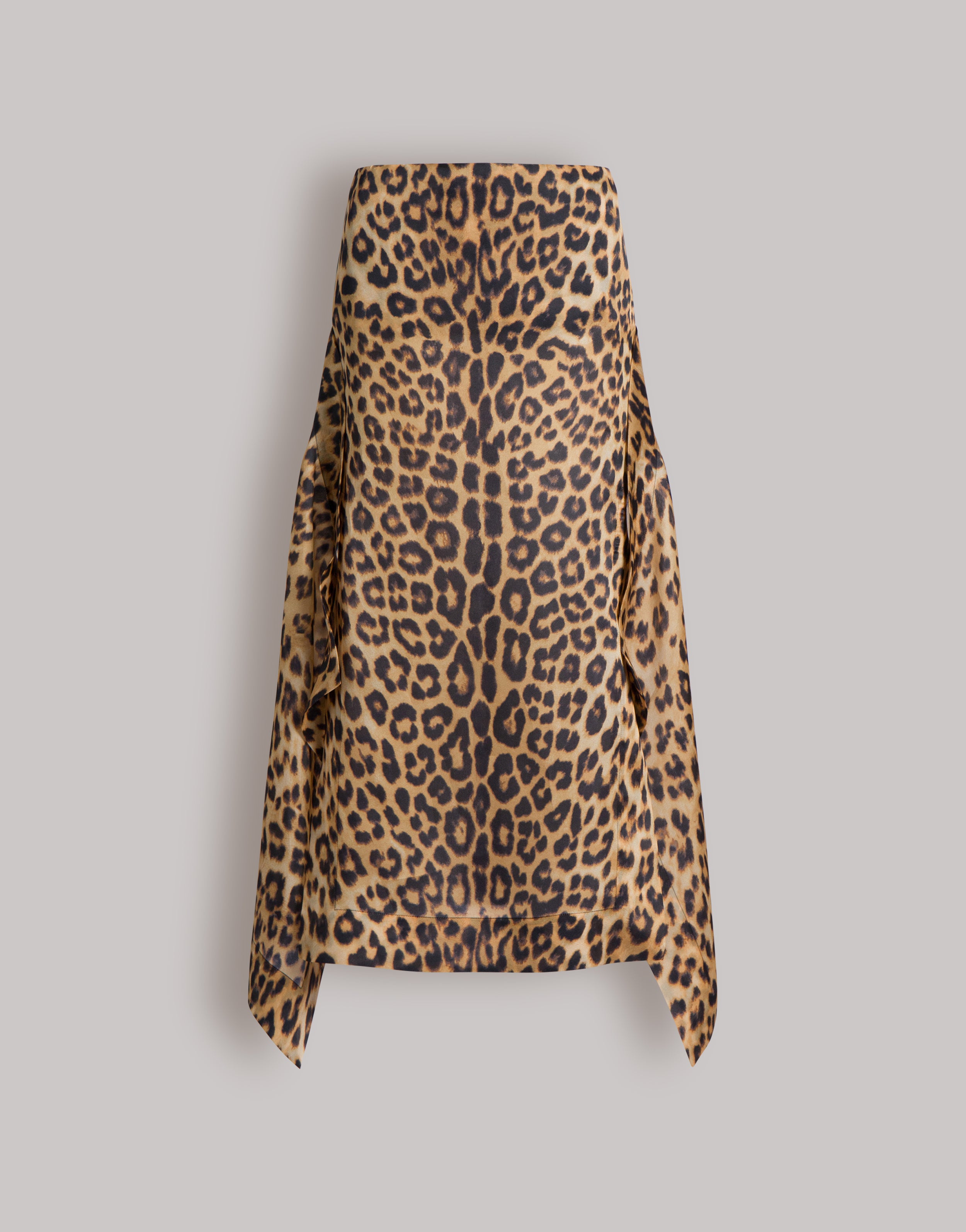 アパルトモン リジェールLeopared Silky Skirt Silk long skirt with leopard print | Alberta Ferretti