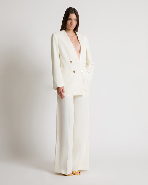 Wide-leg trousers 白色 Alberta Ferretti Boutique Online 0