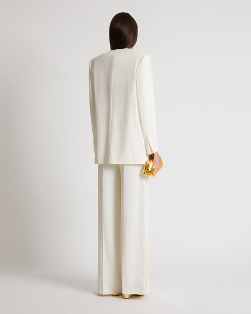 Wide-leg trousers 白色 Alberta Ferretti Boutique Online 1