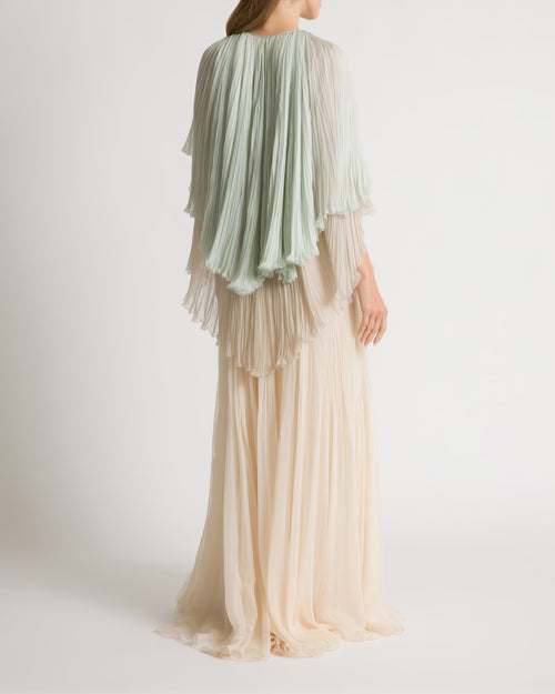 alberta ferretti dress Violet Satin Long by Elilhaam skin effect. ALBERTA FERRETTI Satin & Lace