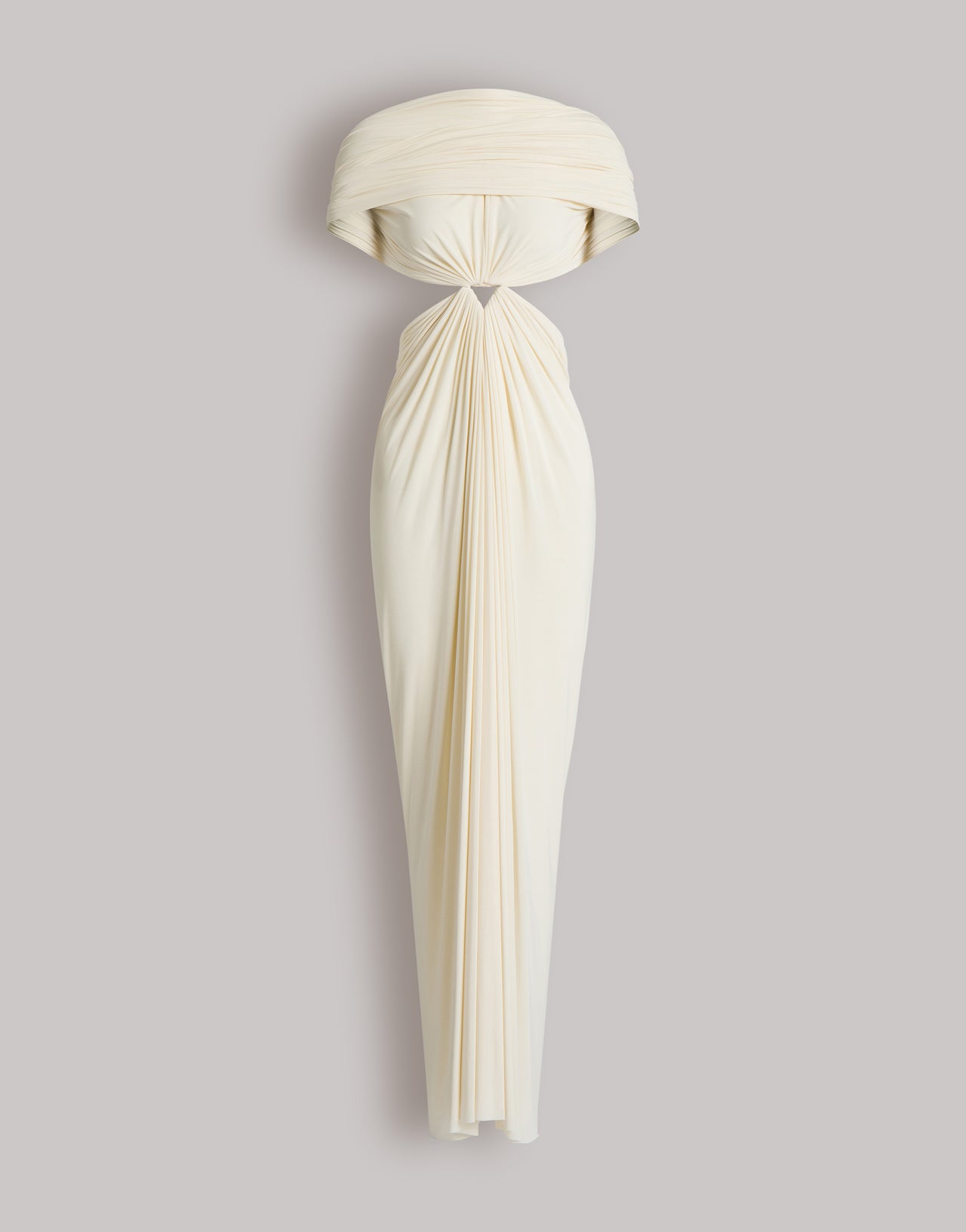 Cut-out jersey evening gown White Alberta Ferretti Boutique Online 1