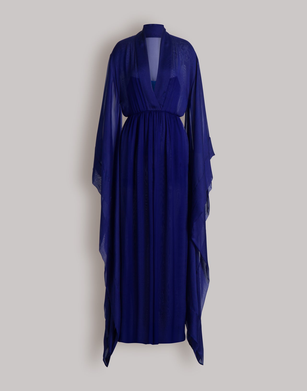 Long silk gown with flowing sleeves | Alberta Ferretti Long silk gown with flowing sleeves | Alberta Ferretti