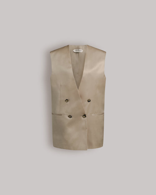 Gilet doppiopetto oversize