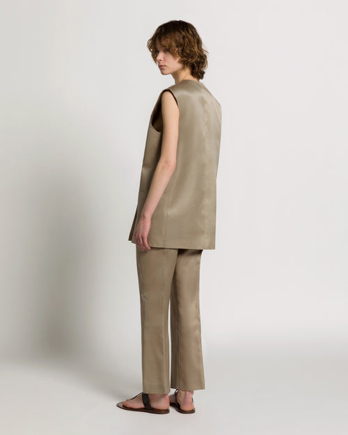 Gilet doppiopetto oversize