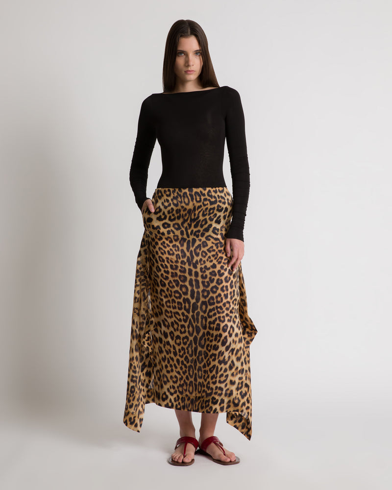 Body  maniche lunghe Nero Alberta Ferretti Boutique Online 1