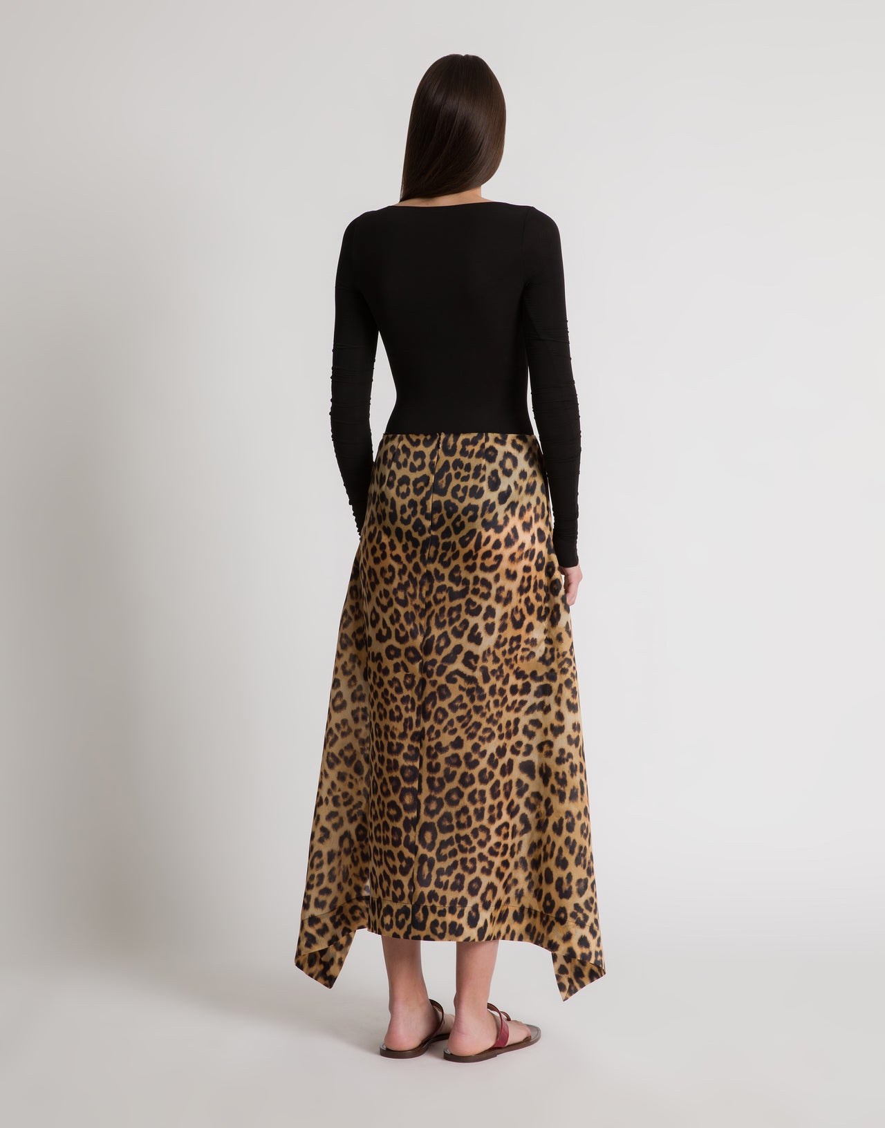 Body  maniche lunghe Nero Alberta Ferretti Boutique Online 3