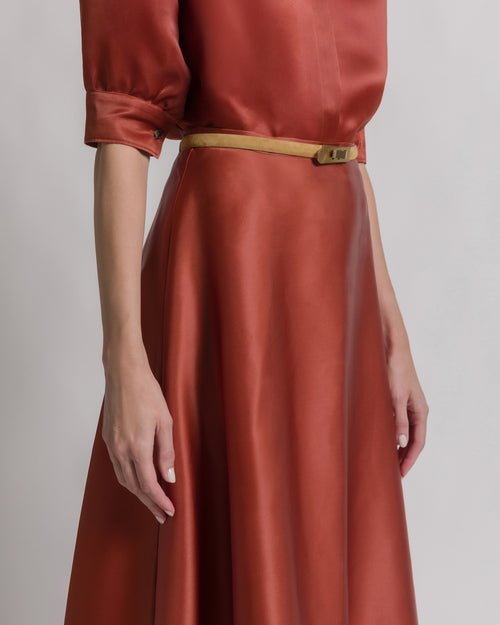 Silk organza full skirt