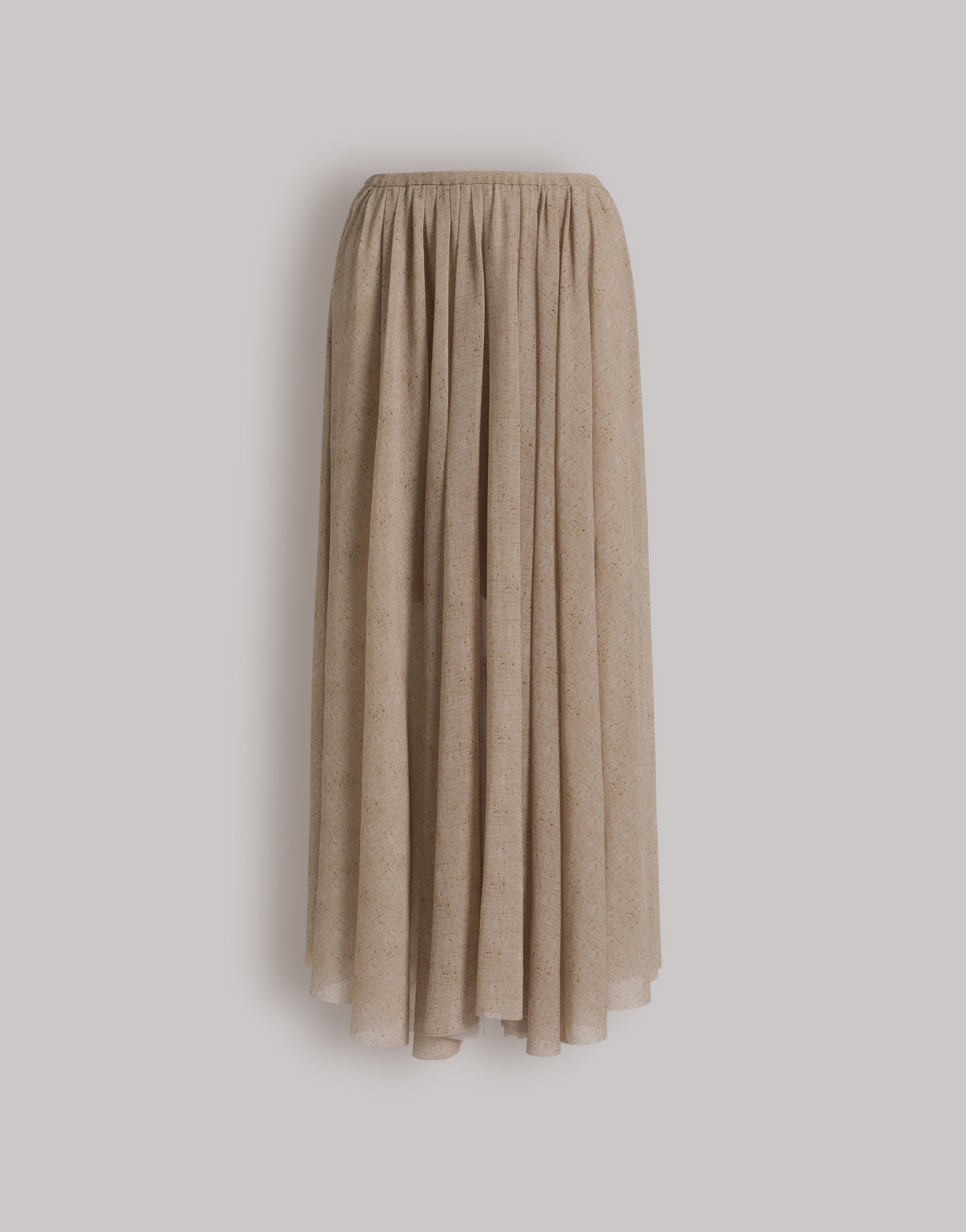 INFFTRU The All-Match Pleated Skirt プリーツ Printed tulle pleated skirt | Alberta Ferretti