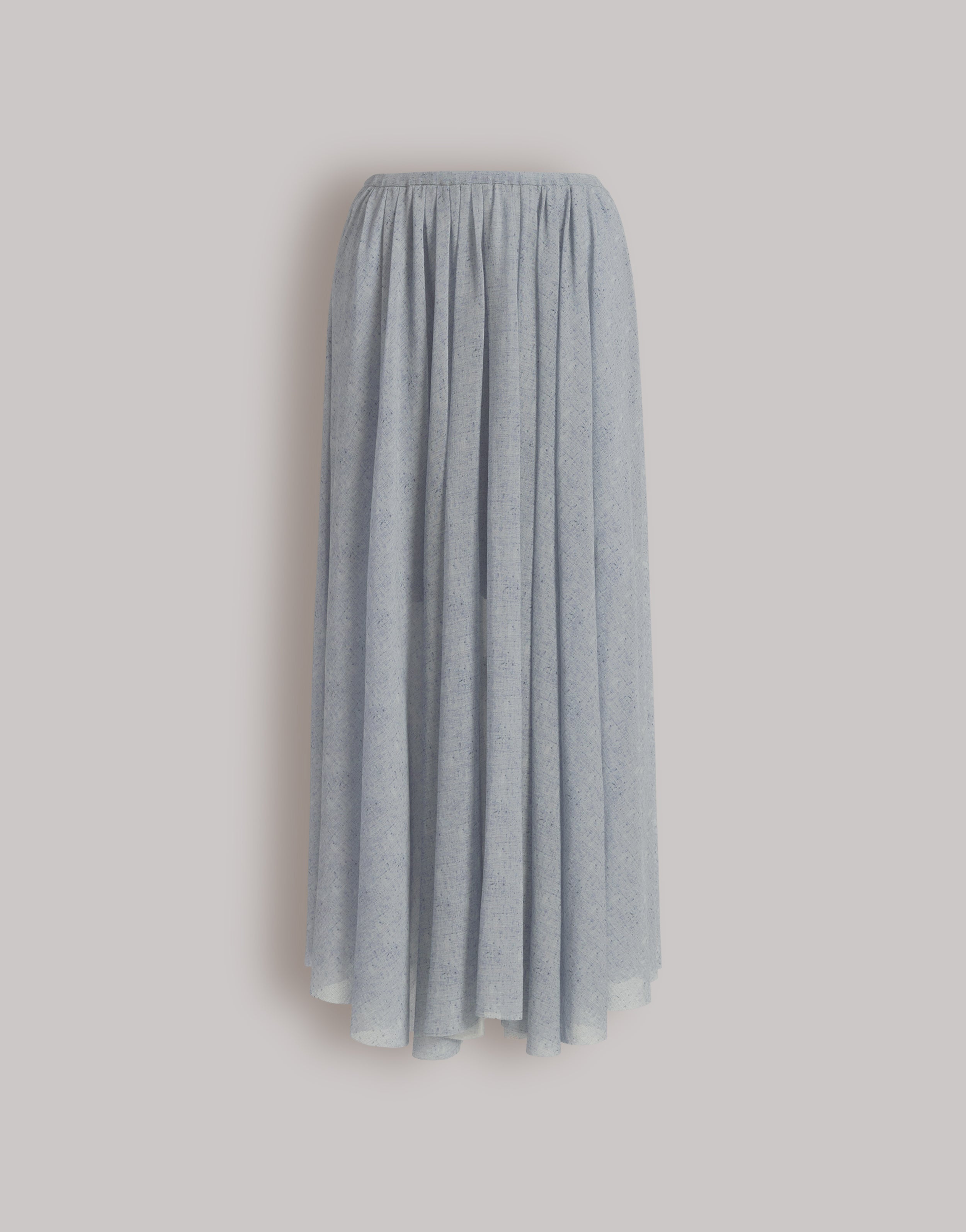 Printed tulle pleated skirt | Alberta Ferretti