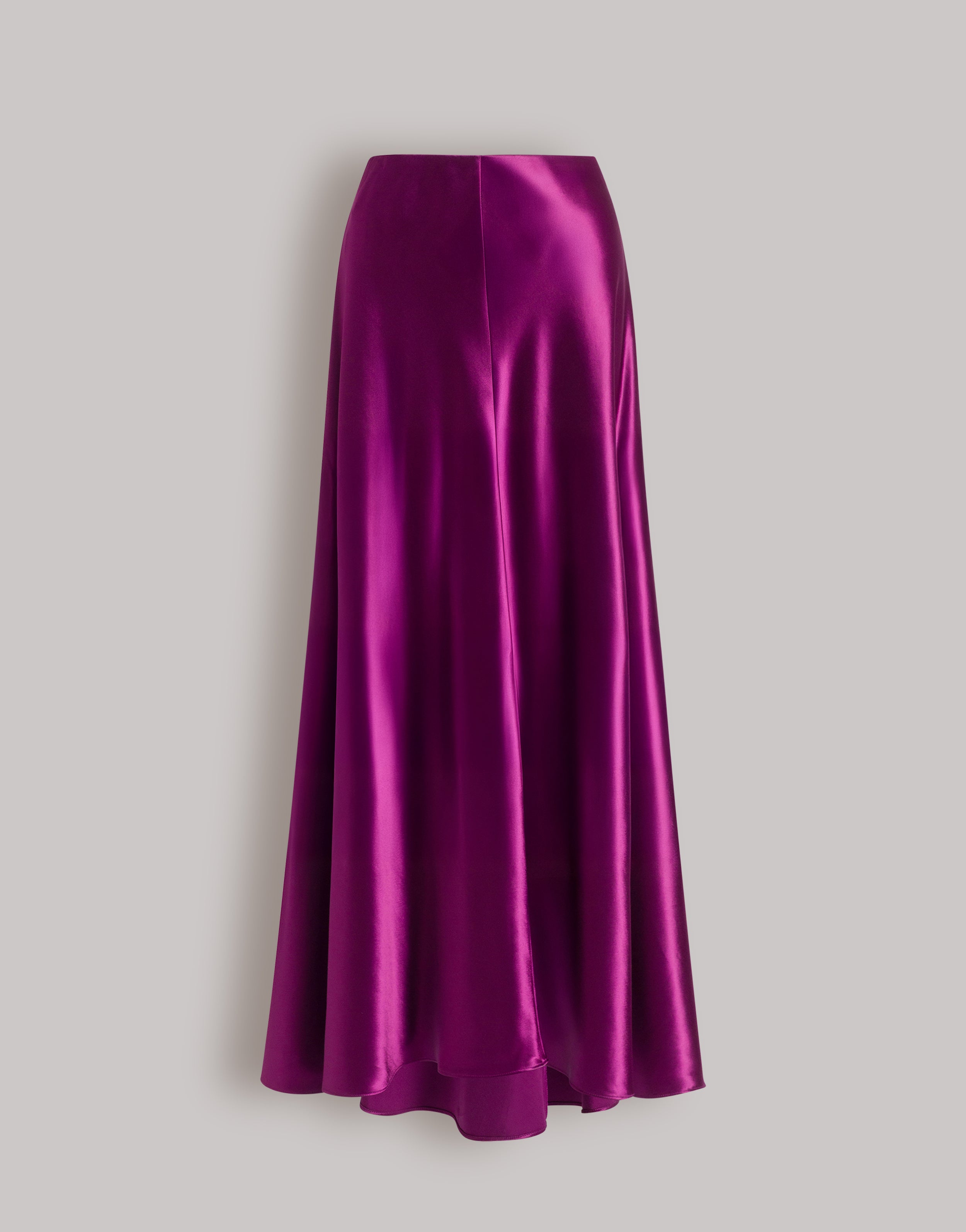 im perf Double Satin Long Skirt エクリュ　36 Double-Faced Satin Skirt