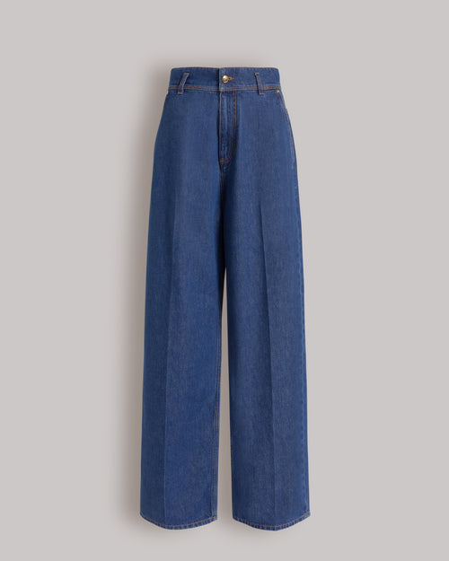 Wide-leg jeans Blue Alberta Ferretti Boutique Online 0