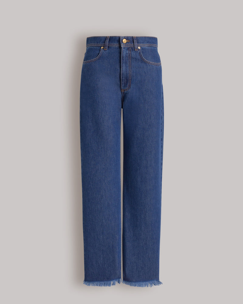 Straight-leg jeans Blue Alberta Ferretti Boutique Online 0