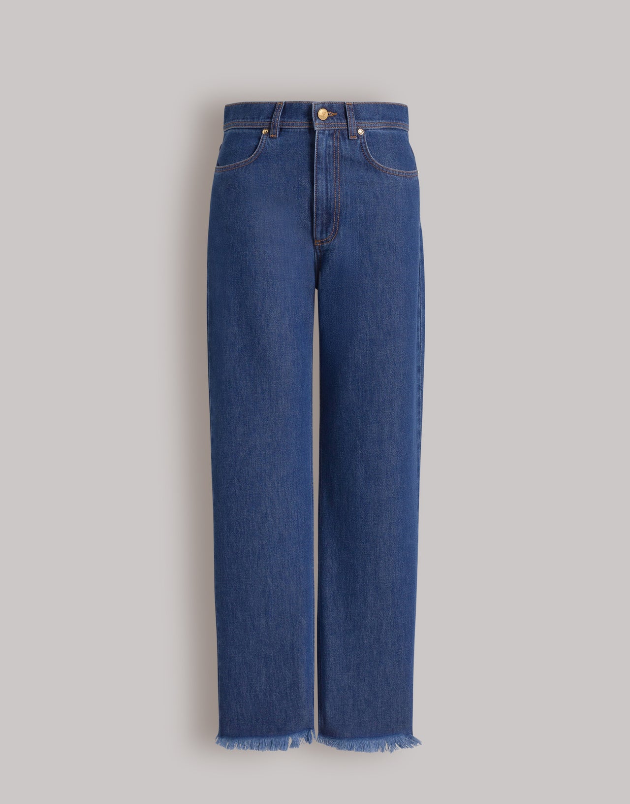Jeans mit geradem Bein Blau Alberta Ferretti Boutique Online 1