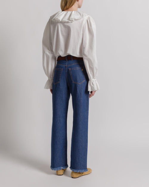 Straight-leg jeans