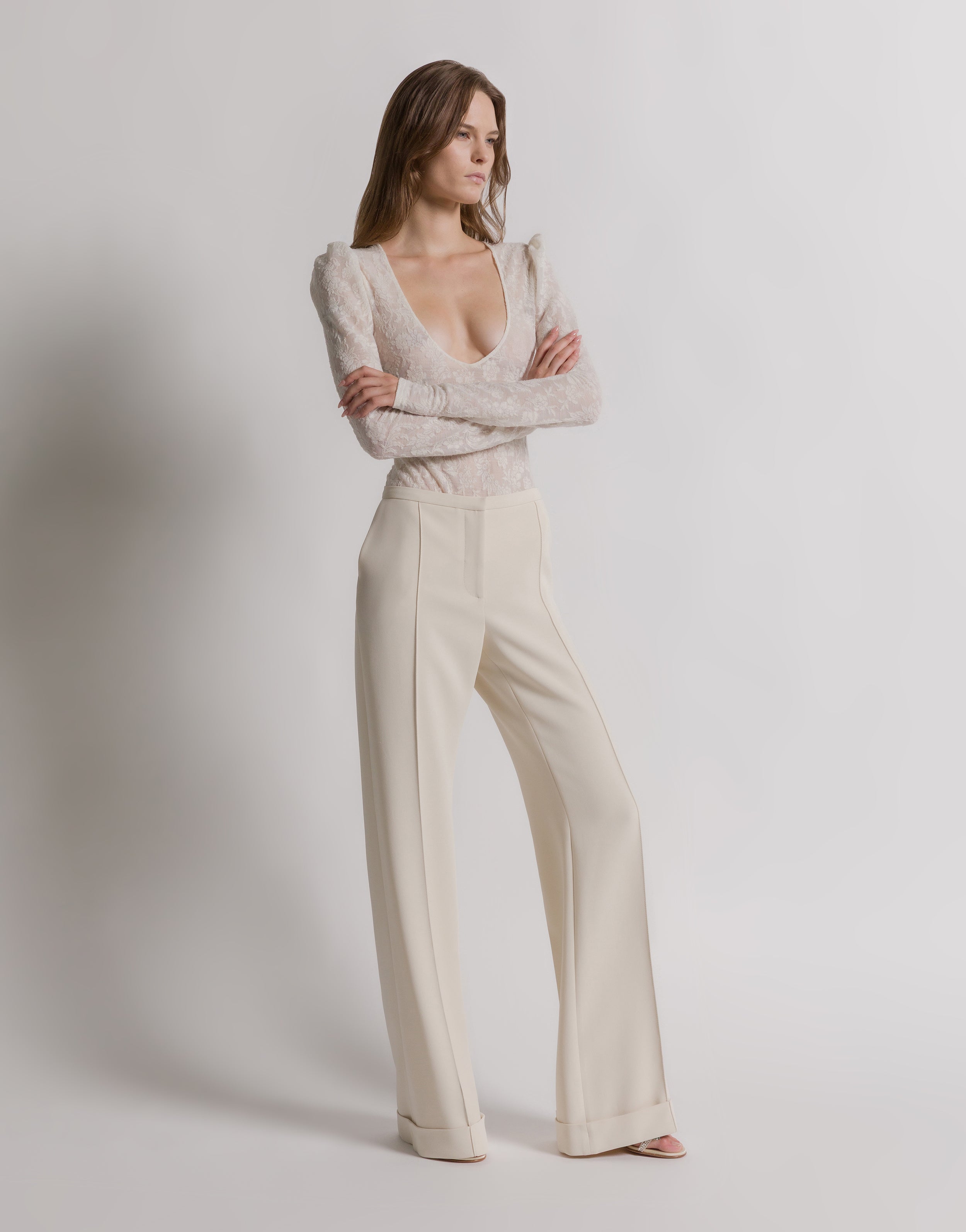 パンツ a ferretti tucked pants Designer Women's Pants Collection | Alberta Ferretti