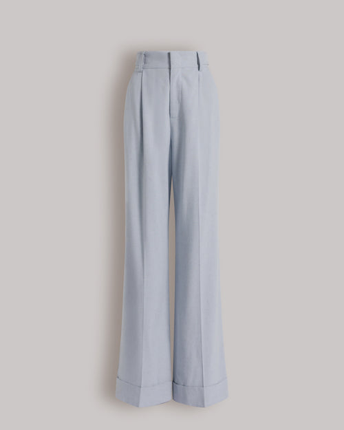 Tweed suit trousers Light blue Alberta Ferretti Boutique Online 0