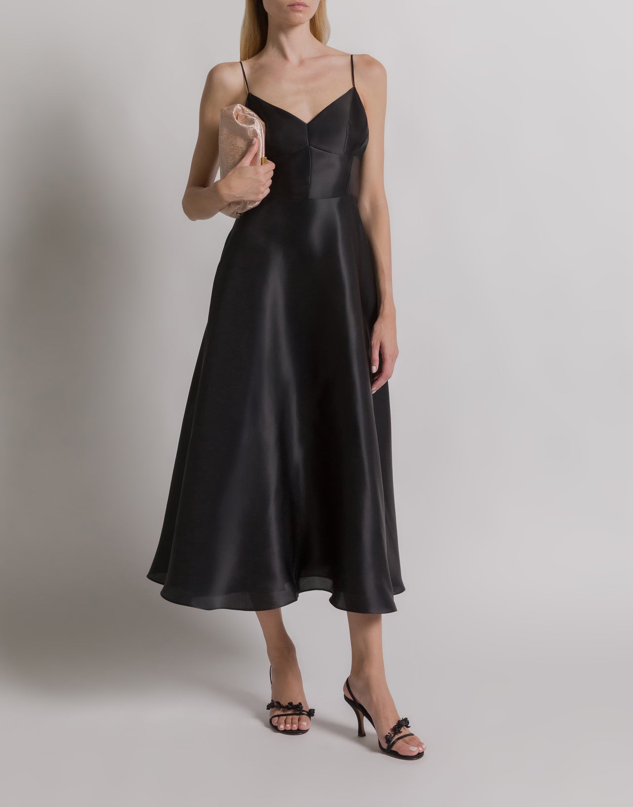 Silk organza dress Black Alberta Ferretti Boutique Online 2