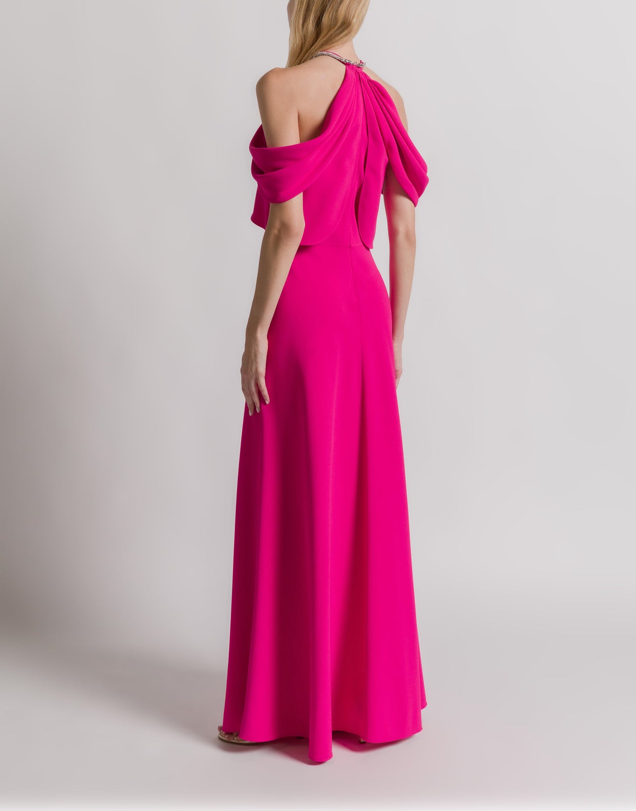 Cady Abendkleid mit Schleife 粉红色 Alberta Ferretti Boutique Online 3