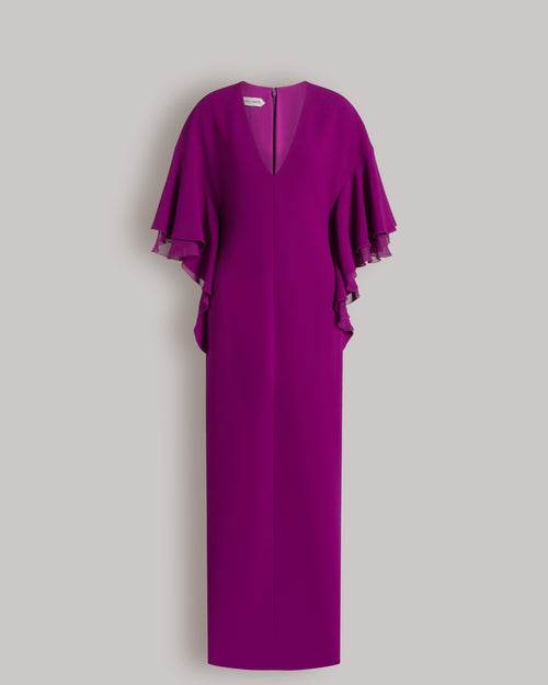 Amethyst long dress Purple Alberta Ferretti Boutique Online 0