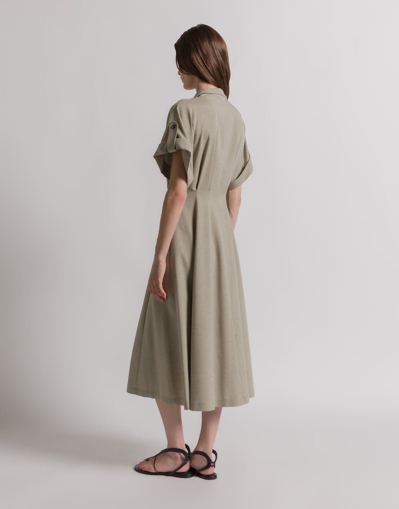 Tweed shirt dress ベージュ Alberta Ferretti Boutique Online 2