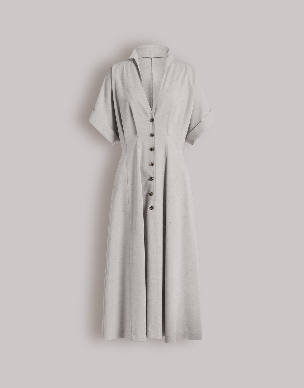 Tweed-Hemdkleid 灰色 Alberta Ferretti Boutique Online 1