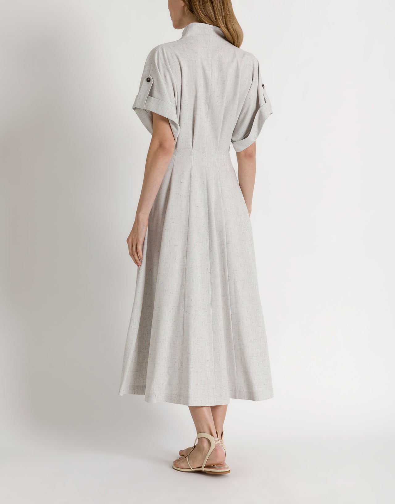 Tweed-Hemdkleid 灰色 Alberta Ferretti Boutique Online 3