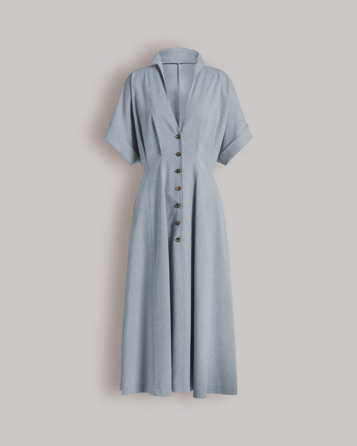 alberta ferretti silk dress in light blue Pink Satin Devore Dress with Sash by Alberta Ferretti Elilhaam