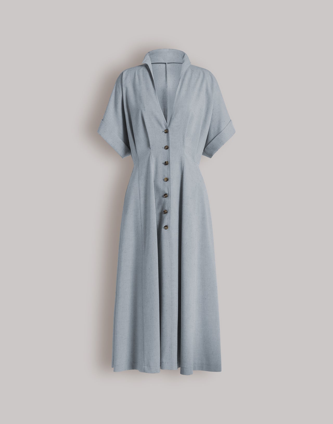 Tweed shirt dress 蓝 Alberta Ferretti Boutique Online 1