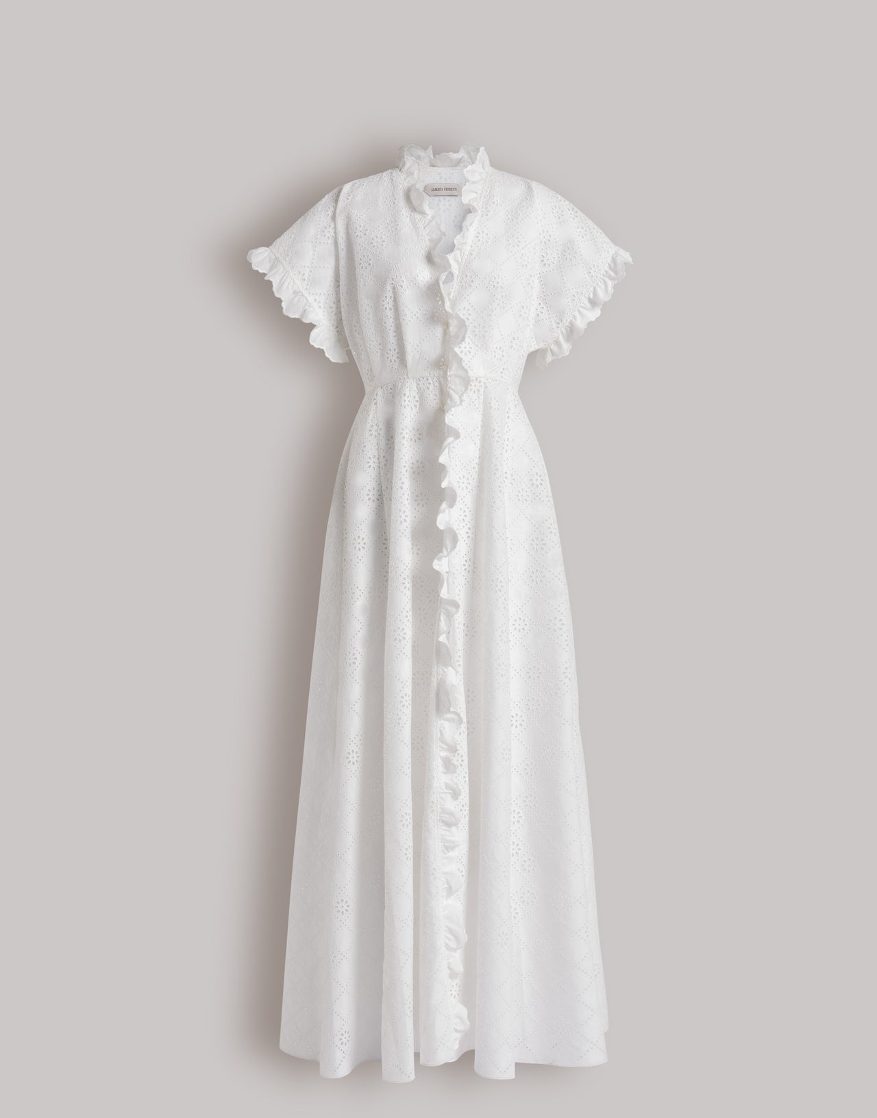 Sangallo lace dress White Alberta Ferretti Boutique Online 1