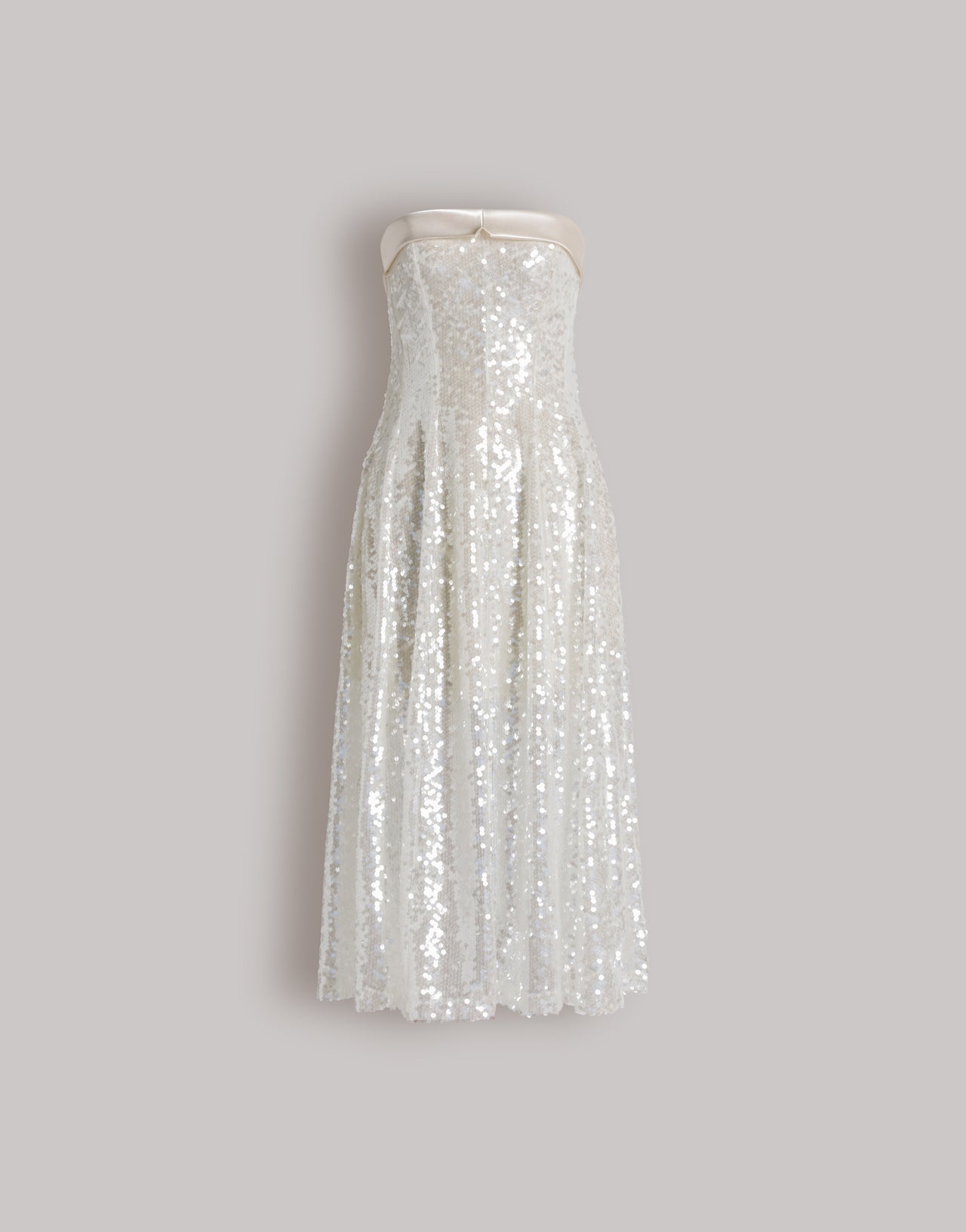 Sequined bustier dress White Alberta Ferretti Boutique Online 4