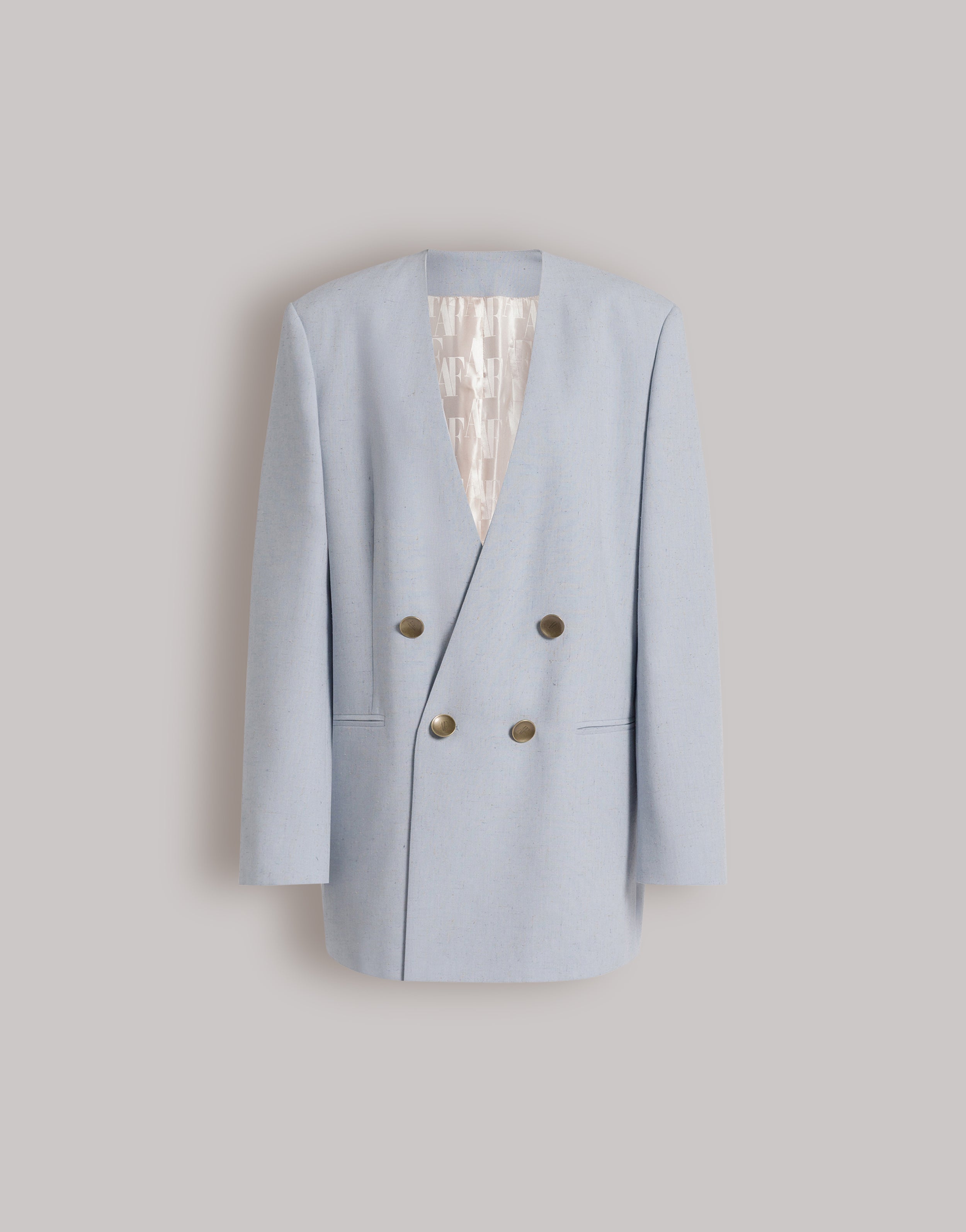 Double-breasted tweed jacket | Alberta Ferretti