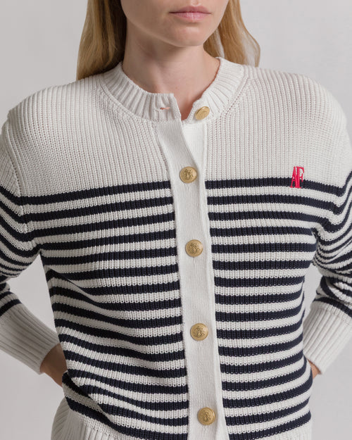 Striped cardigan