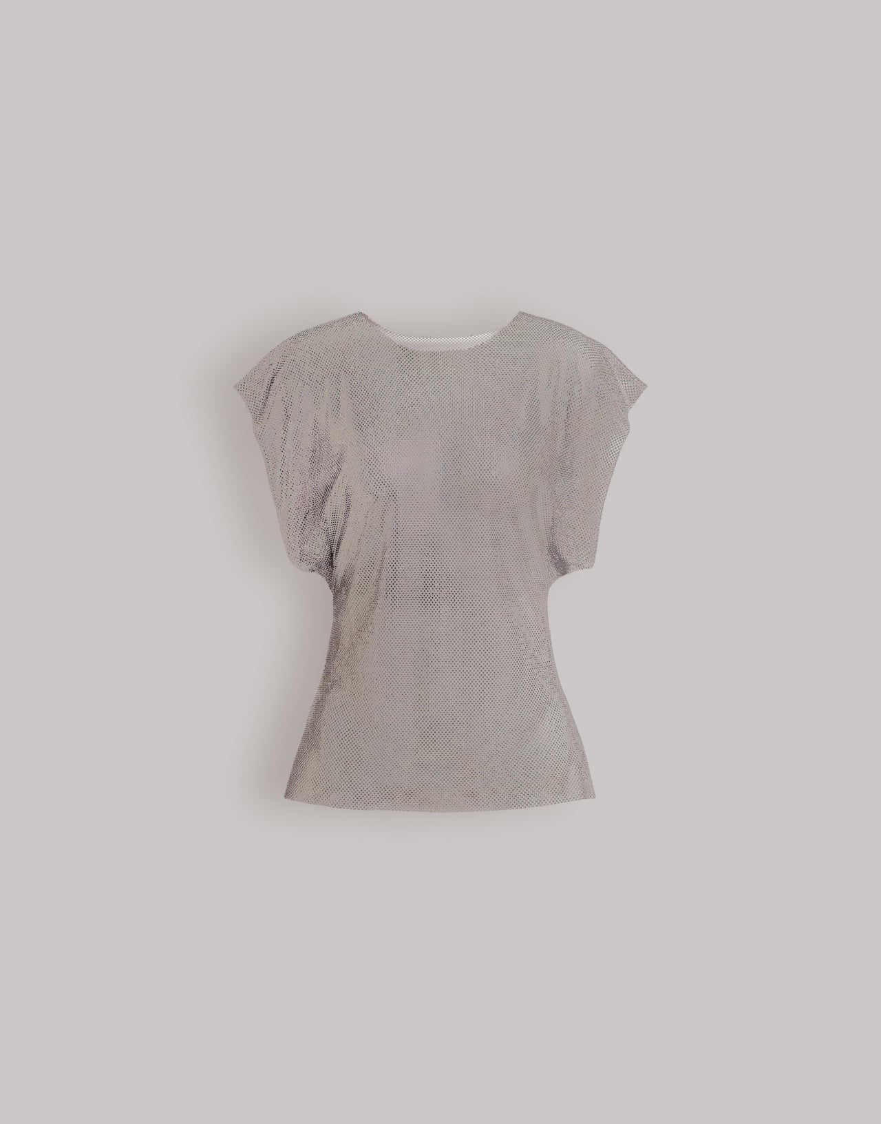 Top de micropiedras Plata Alberta Ferretti Boutique Online 1