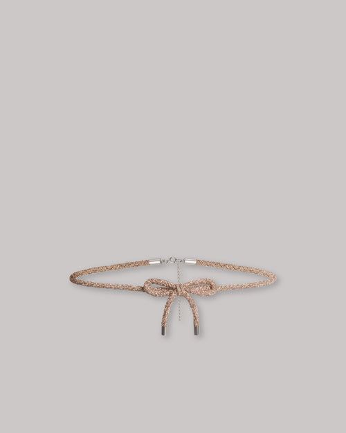 Belt with rhinestone bow Pink Alberta Ferretti Boutique Online 1