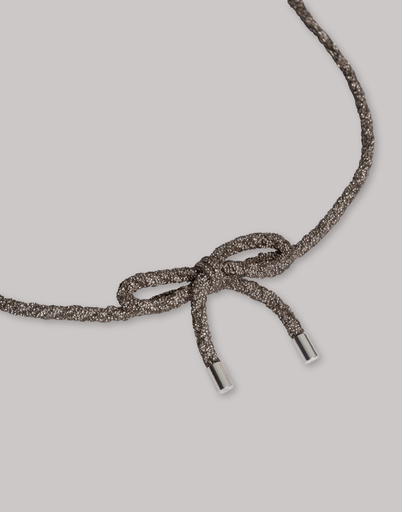 Belt with rhinestone bow Grey Alberta Ferretti Boutique Online 2