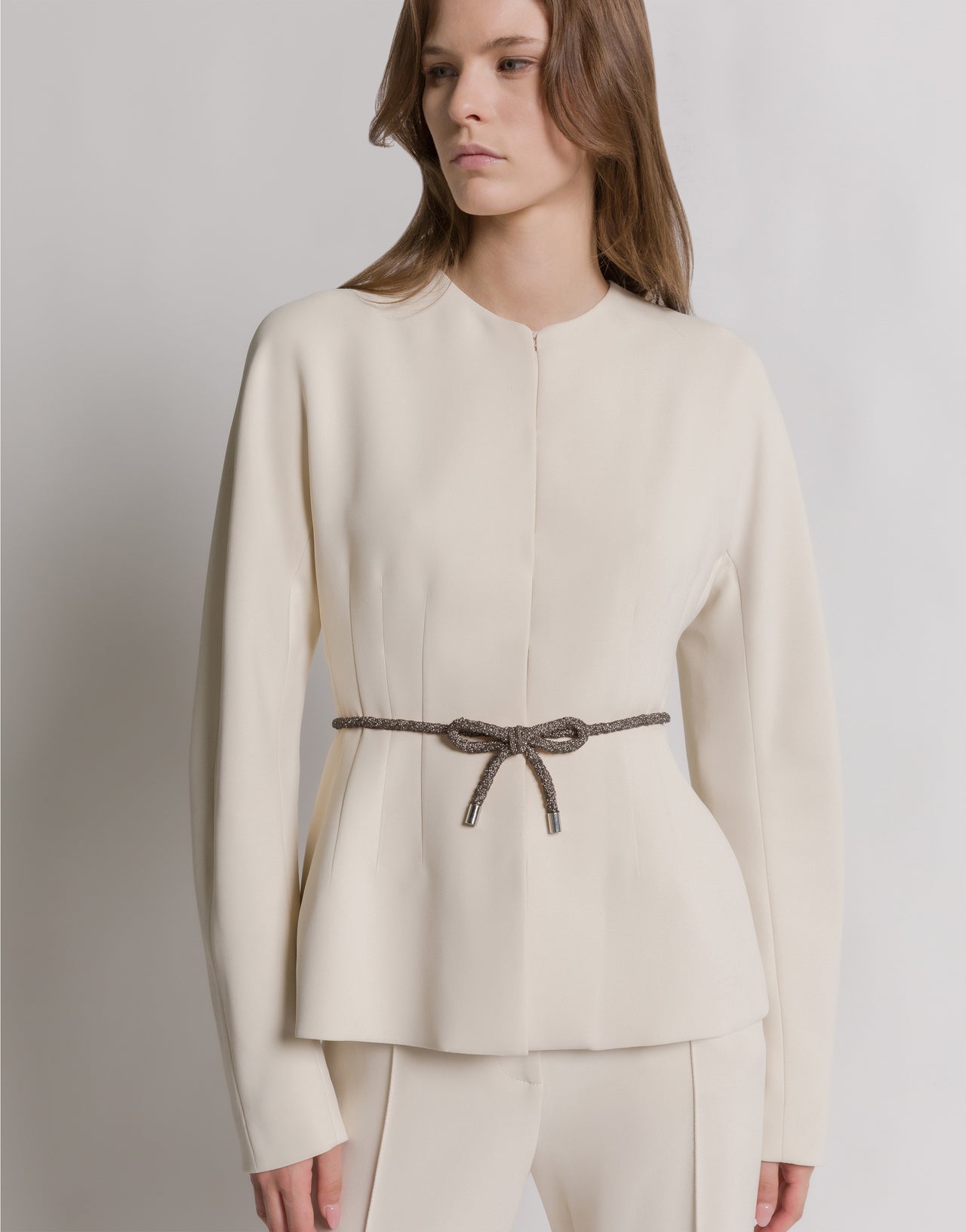 Belt with rhinestone bow Grey Alberta Ferretti Boutique Online 3