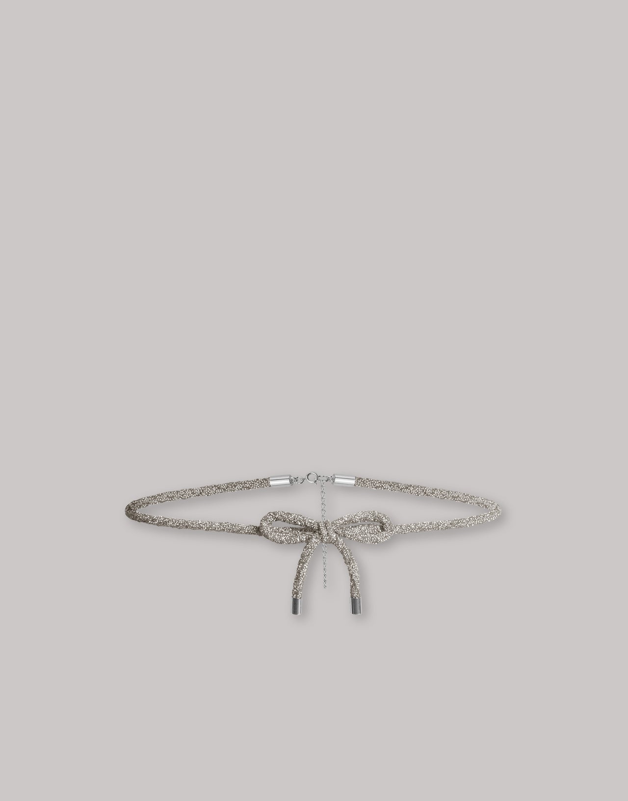 Belt with rhinestone bow Silver Alberta Ferretti Boutique Online 2