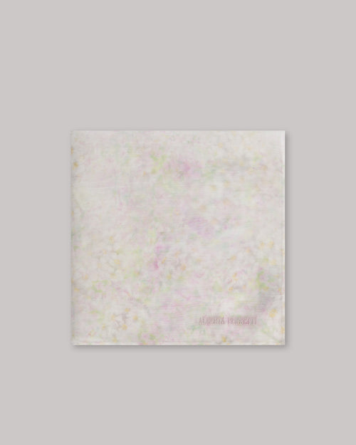 Chiffon scarf with petal print Pink Alberta Ferretti Boutique Online 1