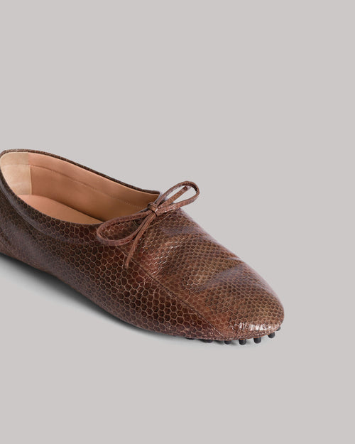 Snake Leather Loafers
