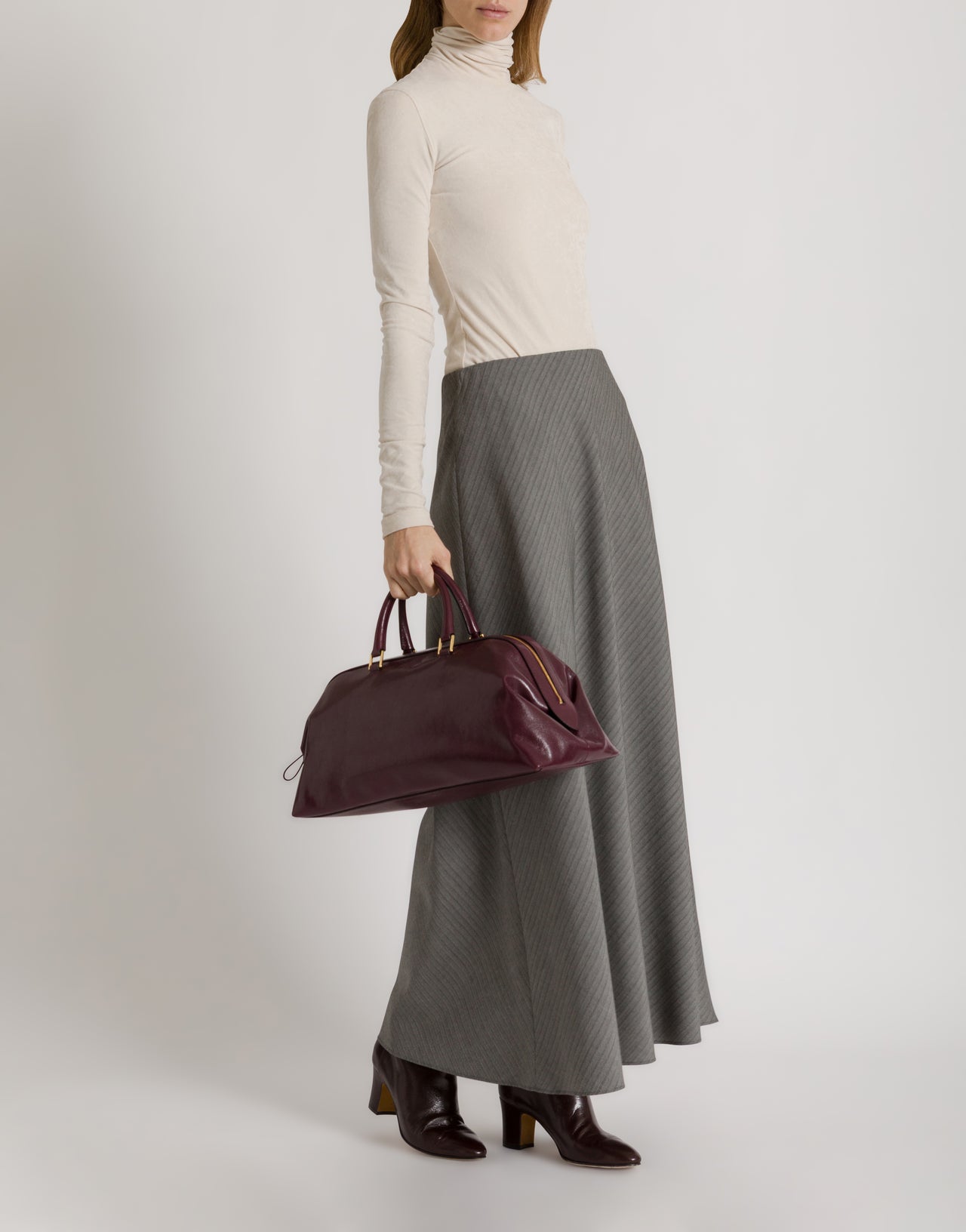 Everyday Ledertasche Bordeaux Alberta Ferretti Boutique Online 2