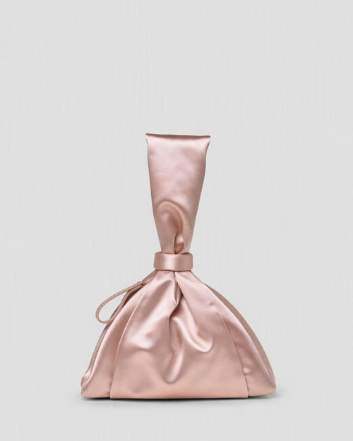 Satin wrist pouch Pink Alberta Ferretti Boutique Online 0