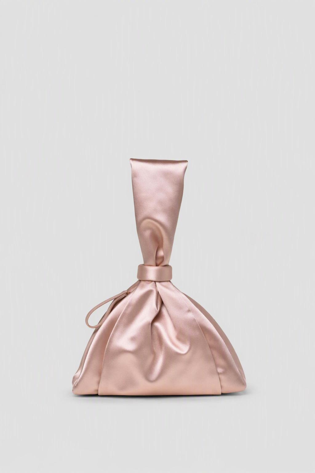 Mini-Pochette aus Satin Pink Alberta Ferretti Boutique Online 1